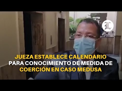 jueza establece calendario para conocimiento de medida de coerción en caso Medusa