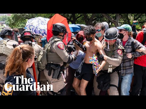 Gaza protesters arrested by police at University of Texas
