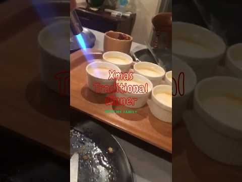毎年恒例クリスマスディナー🎄2019年🎅クレームブリュレ作り
