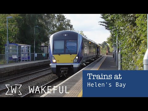 Trains at: Helen's Bay (31/08/20) feat. Trainbow 3006 at speed!