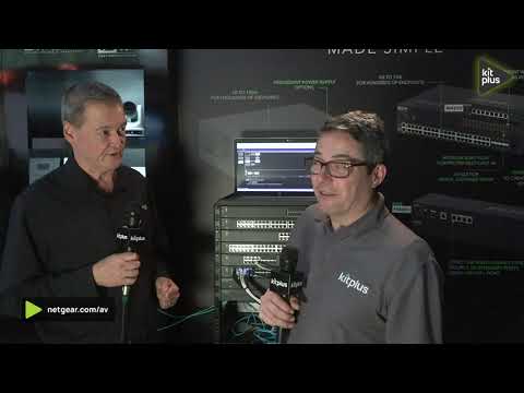 NETGEAR Showcase ProAV Solutions with SMPTE 2110 at ISE 2024