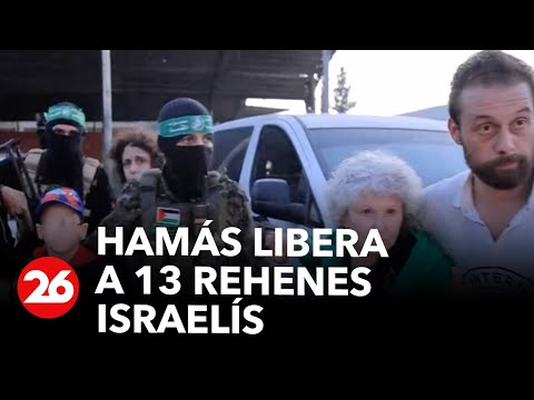 Hamas concretó la segunda liberación de rehenes: 13 israelíes y 4 extranjeros