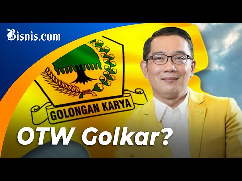 Ridwan Kamil Gabung Golkar, Bekal Pilpres 2024?