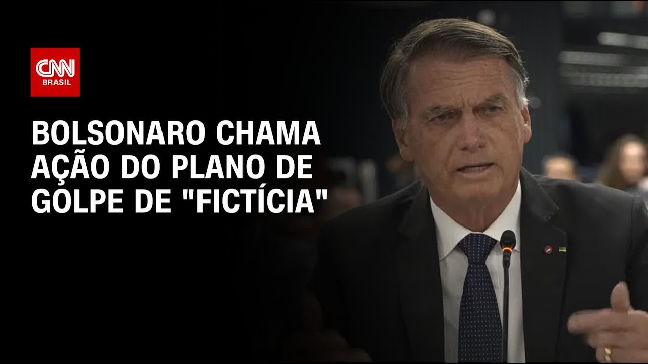 Bolsonaro chama ação do plano de golpe de fictícia e defende arquivamento | AGORA CNN