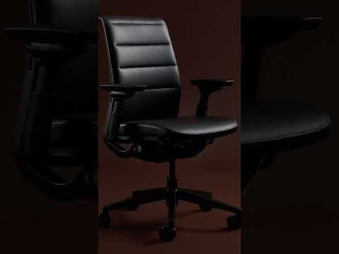 Sophisticated style and smart ergonomics with Steelcase Think -
#officechair #officedesign #design