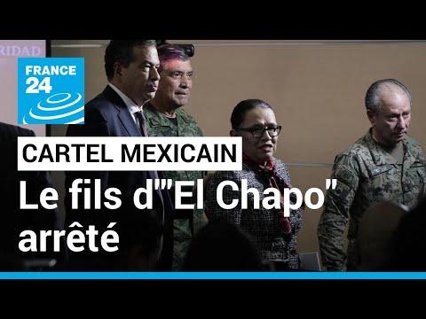 Arrestation au Mexique d'Ovidio Guzman, l'un des fils du narcotrafiquant El Chapo • FRANCE 24