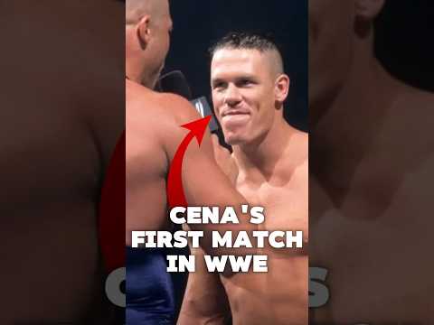 John Cena's first matches EVERY YEAR IN WWE #wwe #wrestling #shorts