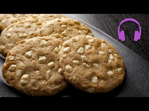 White Chocolate Chip Cookies | ASMR Cooking Sounds