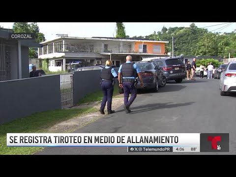 Sujeto resulta herido tras intercambio de disparos con policía