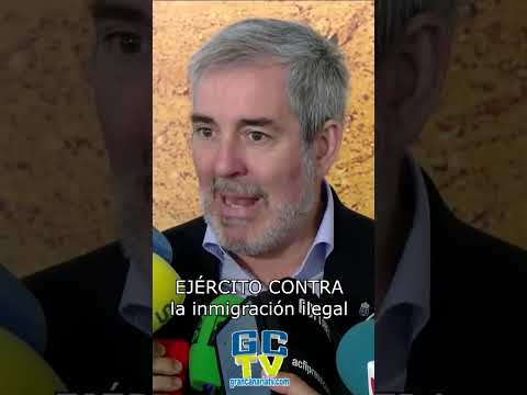 Clavijo no entiende la propuesta de PP y VOX de usar Fuerzas Armadas contra la Inmigración ilegal