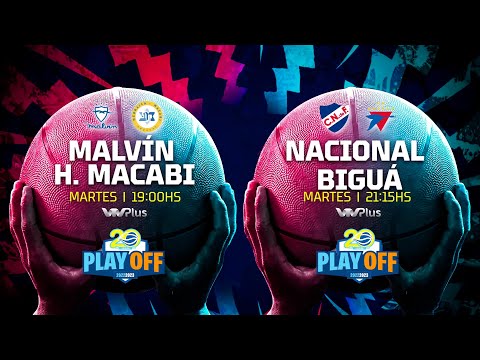 Playoff - Malvin vs H. Macabi - Nacional vs Bigua - Semifinales