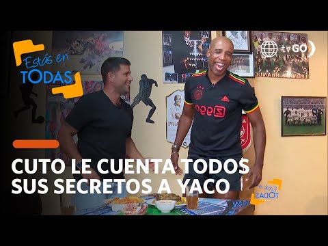 Estás en Todas: Cuto Guadalupe le revela algunos secretos a Yaco (HOY)