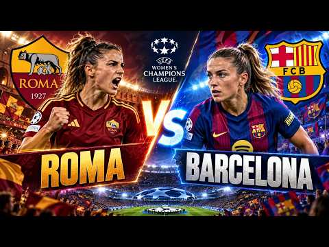 WATCH LIVE | Roma vs Barcelona | UEFA Women’s Champions League Clash
