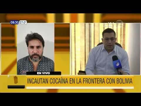 Incautaron cocaína en frontera con Bolivia