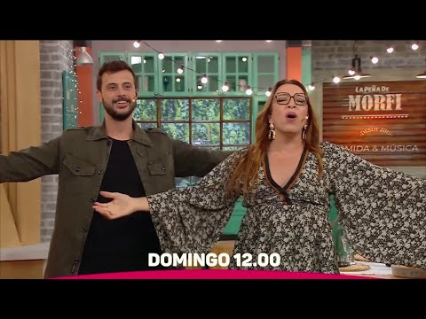 Lizy Tagliani y Diego Leuco conducen La Peña de Morfi - DOMINGO 12HS - Telefe PROMO5