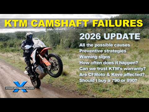 KTM 790 & 890 camshaft failures! Causes, prevention, symptoms & warranties︱Cross Training Adventure