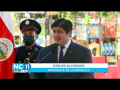 Presidente deja ofrenda en conmemoración de los 166 años de Batalla de Rivas