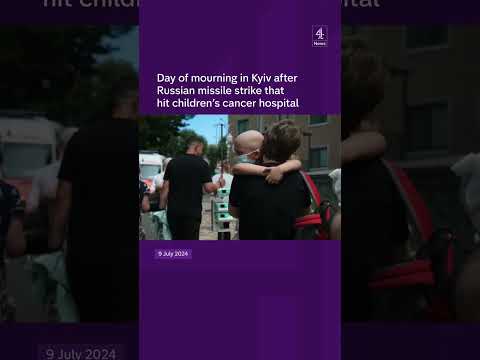 Day of Mourning in Kyiv after deadly Russian missile strike that hit children's cancer hospital