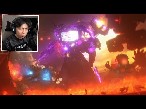 React Skibidi Toilet WHAT IF - Bagaimana Jika TRIO TITAN DI INFEKSI ASTRO DI EPISODE 74?!