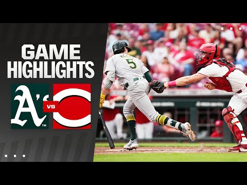 As vs. Reds Game Highlights (8/28/24) | MLB Highlights