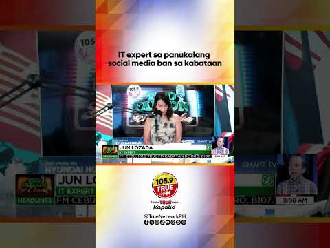 IT expert <strong>sa</strong> panukalang social media ban <strong>sa</strong> kabataan | Ted Failon &amp; DJ Chacha