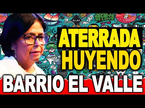 DELCY SALIO HUYENDO EL VALLE EN CARACAS QUE LE DIO TANTO MIEDO