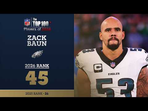 45: Zack Baun (LB, Eagles) | Top 100 Players of 2026