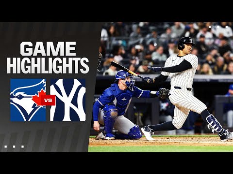 Blue jays vs. Yankees Game Highlights (4/6/24) | MLB Highlights