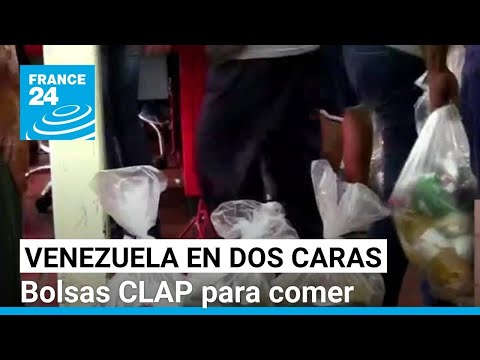 Venezuela en dos caras: las realidades de las bolsas CLAP • FRANCE 24 Español