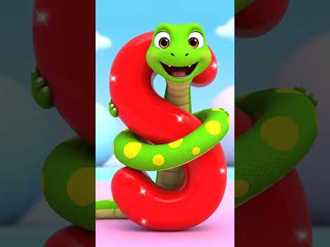 S for Snake! S… Snake loves to slither #abc #abclearning #alphabetlearning #shorts #foryou
