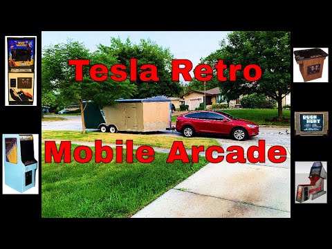 Retro Tesla Mobile Arcade