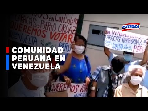 ??Elecciones 2021: Comunidad peruana en Venezuela exige que les permitan votar en la segunda vuelta