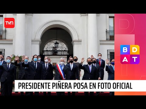 Presidente Piñera y su gabinete posan en la tradicional foto oficial | Buenos días a todos