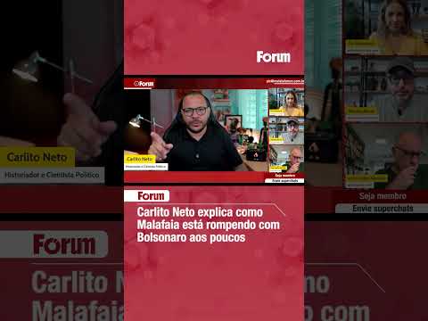 Carlito Neto explica como Malafaia está rompendo com o Bolsonaro aos poucos