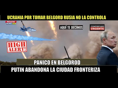 Panico en Belgorod Putin la abandona luego de 300 ataques