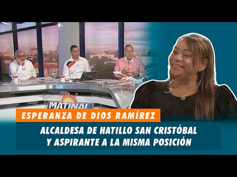 Esperanza de Dios Ramírez, Alcaldesa de Hatillo San Cristóbal y aspirante a la misma posición