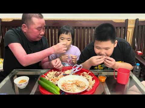 Ghẹ hấp bia mời mọi người