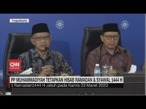 PP Muhammadiyah Tetapkan Hisab Ramadan & Syawal 1444 H