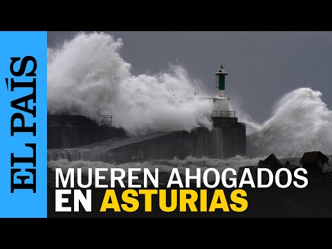 Dos personas mueren en Asturias tras caer al mar en plena borrasca Nelson | EL PAÍS