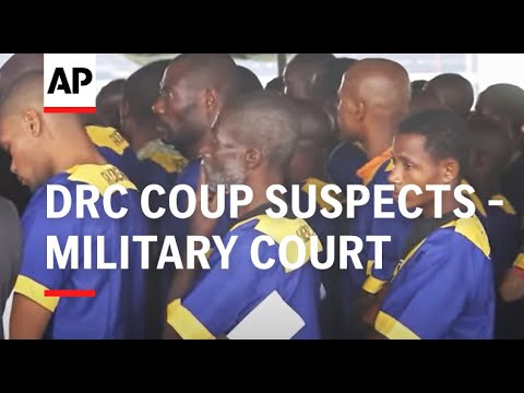 DRC coup attempt suspects appear in military court, among them three Americans