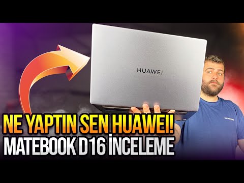 Huawei yapmış! Yeni Huawei MateBook D16 inceleme!