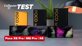 Vido-Test : Poco M6 Pro, Poco X6 und Poco X6 Pro: Xiaomi-Handys im Test