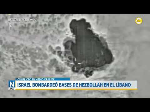 Israel bombardeó bases de Hezbollah en el Líbano ?N20:30?15-04-24