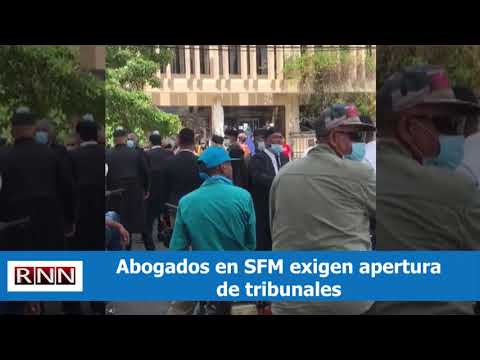 Demandan reapertura de Palacio de Justicia en SFM