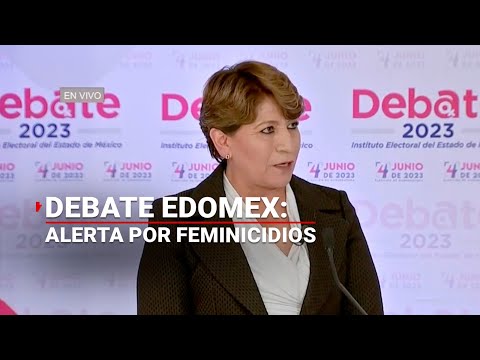 #DebateEdomex | Cuestionan a Alejandra del Moral por aumento de feminicidios en el estado