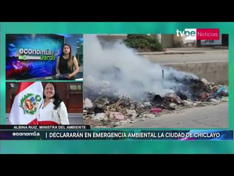 Titular del Minam: declararán en emergencia ambiental a Chiclayo