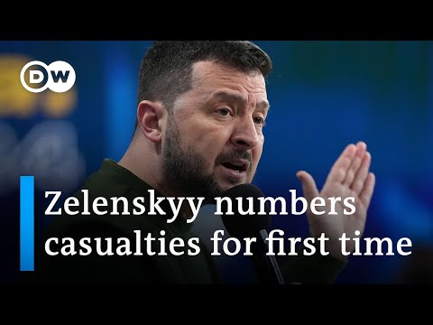Zelenskyy: 31,000 Ukrainian military casualties | DW News