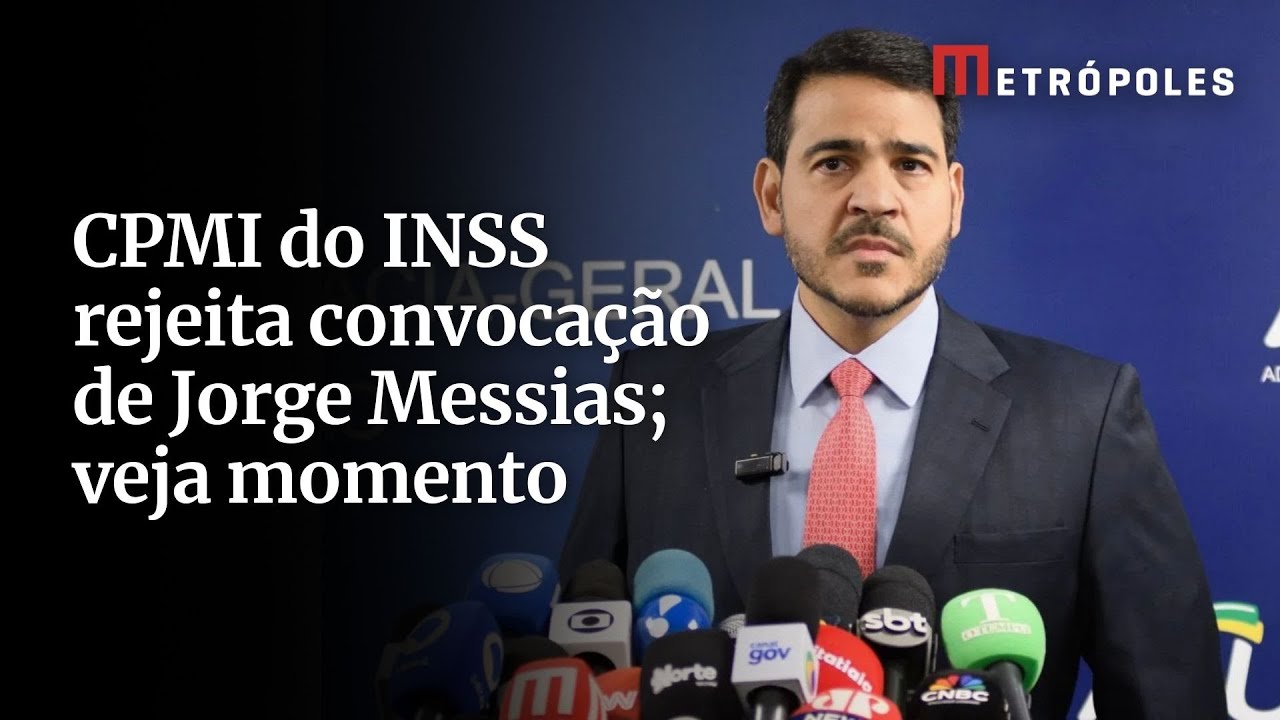 Em vitória do governo CPMI do INSS rejeita convocar Jorge Messias TV Online Em vitória do governo CPMI do INSS rejeita convocar Jorge Messias