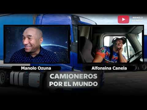 CAMIONEROS POR EL MUNDO - DOMINICANA CAMIONERA EN USA SORPRENDE A MANOLO OZUNA