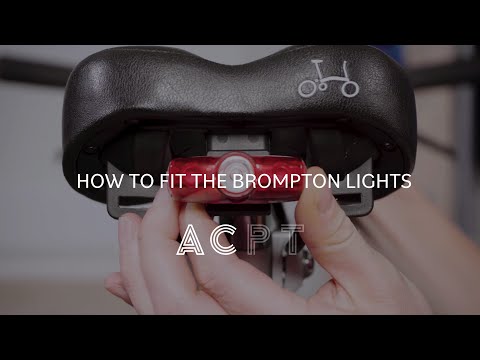 How To Fit The Brompton Lights